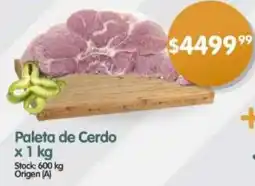 Supermercados Buenos Días Paleta de Cerdo oferta