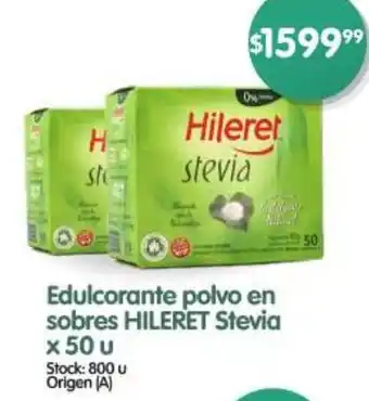 Supermercados Buenos Días HILERET Stevia oferta