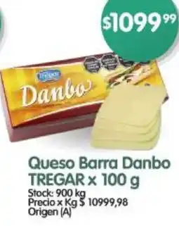 Supermercados Buenos Días TREGAR Queso Barra Danbo oferta