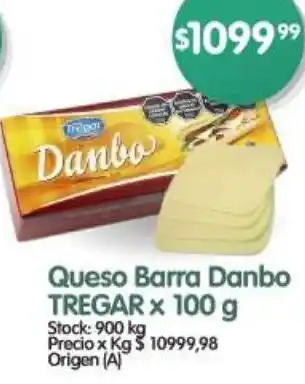 Supermercados Buenos Días TREGAR Queso Barra Danbo oferta