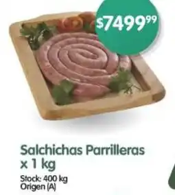 Supermercados Buenos Días Salchichas Parrilleras oferta