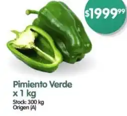 Supermercados Buenos Días Pimiento Verde oferta