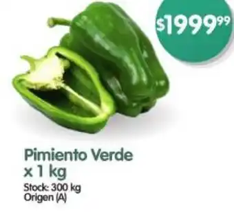 Supermercados Buenos Días Pimiento Verde oferta