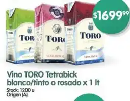 Supermercados Buenos Días TORO Vino oferta