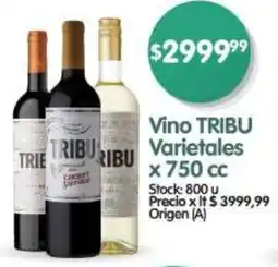 Supermercados Buenos Días TRIBU Vino oferta