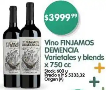 Supermercados Buenos Días FINJAMOS DEMENCIA Vino oferta