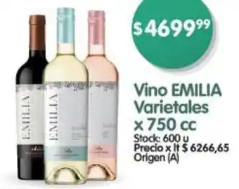 Supermercados Buenos Días EMILIA Vino oferta