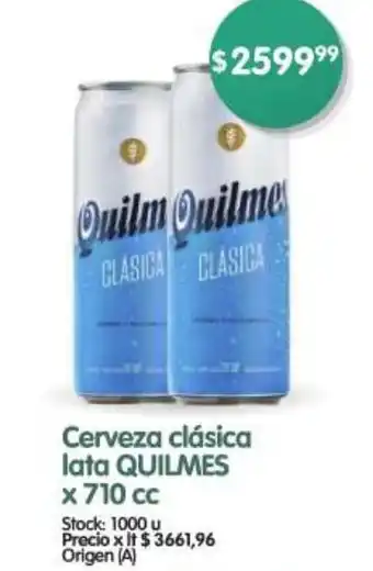 Supermercados Buenos Días QUILMES Cerveza Clasica oferta