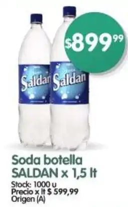 Supermercados Buenos Días SALDAN Soda oferta