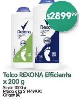 Supermercados Buenos Días REXONA Talco oferta