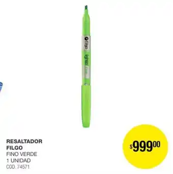 Atomo Conviene Resaltador filgo fino verde oferta