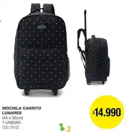 Atomo Conviene Mochila carrito lunares oferta