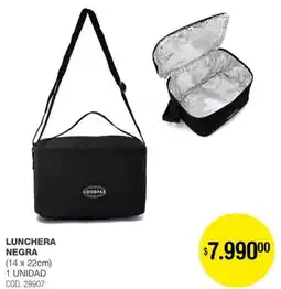 Atomo Conviene Lunchera negra oferta