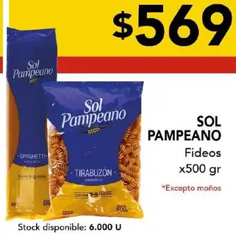 Nini Mayorista Sol pampeano fideos oferta