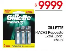 Nini Mayorista Gillette mach3 repuesto extra lubric. oferta