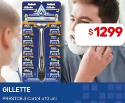 Nini Mayorista Gillette prestob.3 cartel oferta