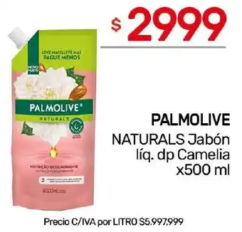 Nini Mayorista Palmolive naturals jabón líq. dp camelia oferta