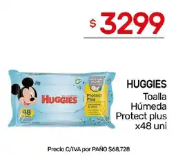 Nini Mayorista Huggies toalla húmeda protect plus oferta