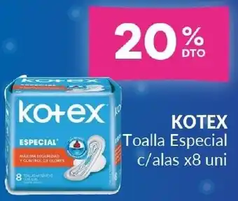 Nini Mayorista Kotex toalla especial c/alas oferta