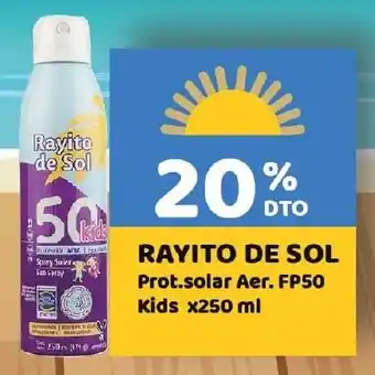 Nini Mayorista Rayito de sol prot.solar aer. fp50 kids oferta