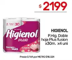 Nini Mayorista Higienol p.hig. doble hoja plus fusión oferta