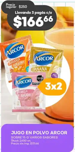 Supermercados Tadicor Arcor Jugo en polvo oferta