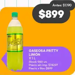 Supermercados Tadicor Pritty limón oferta