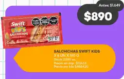 Supermercados Tadicor Swift Kids Salsichas oferta