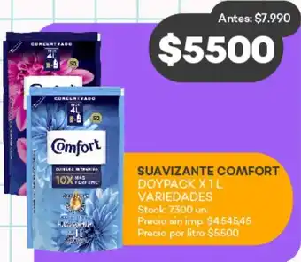 Supermercados Tadicor Comfort Suavizante oferta