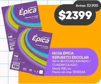 Supermercados Tadicor Épica oferta