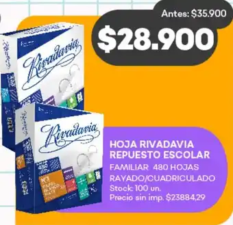 Supermercados Tadicor Rivadavia oferta