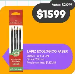 Supermercados Tadicor Faber Castell lapiz oferta