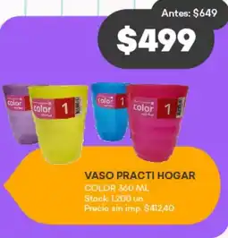 Supermercados Tadicor Vaso practi hogar oferta