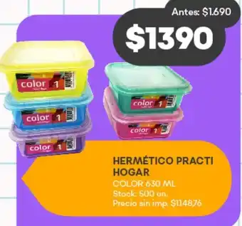 Supermercados Tadicor Hermético practi hogar oferta