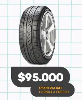 Supermercados Tadicor 175/70 R14 84T FORMULA ENERGY oferta