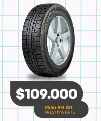 Supermercados Tadicor 175/65 R14 82T PRESTIVA FATE oferta