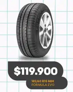 Supermercados Tadicor 185/60 R15 88H FORMULA EVO oferta