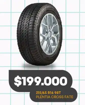 Supermercados Tadicor 215/65 R16 98T PLENTIA CROSS FATE oferta