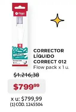 Makro Corrector líquido oferta