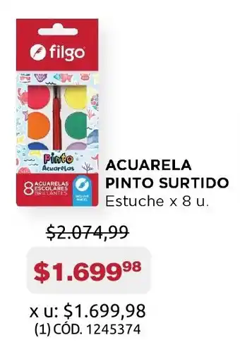 Makro Acuarela pinto surtido oferta