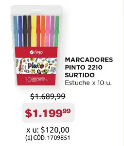 Makro Marcadores pinto 2210 surtido oferta