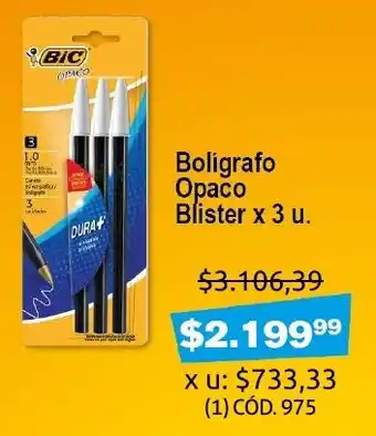 Makro Bolígrafo Opaco Blister oferta