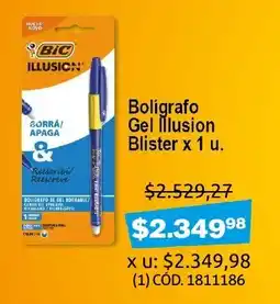 Makro Bolígrafo Gel illusion Blister oferta