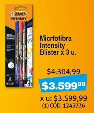 Makro Micrfofibra Intensity Blister oferta