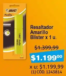 Makro Resaltador Amarillo Blister oferta