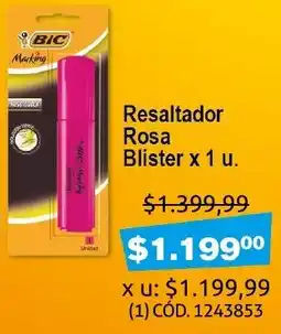 Makro Resaltador Rosa Blister oferta