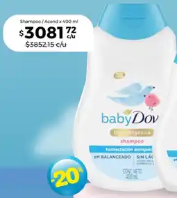 Farmar Baby Dove Shampoo y Acondicionador oferta