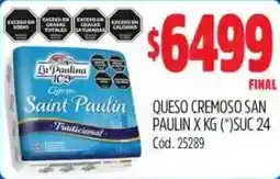 Supermercados Yaguar Saint Paulin Queso Cremoso oferta