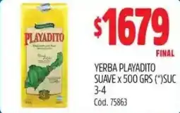 Supermercados Yaguar Playadito Yerba oferta