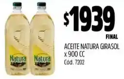 Supermercados Yaguar Natura Aceite Girasol oferta